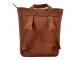 Women's Antique Crazy Horse Cowhide Shoulder Bag Mini Genuine Leather Backpack Bag